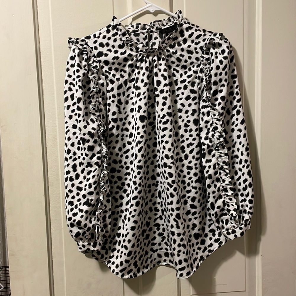 Silky Leopard Blouse